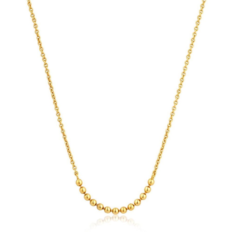 Jewellery Ania Haie | Modern Multiple Balls Necklace - Gold