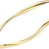 Jewellery Diamonds by WD | 9K Yellow Gold Organic Twist Bangle 60Cm