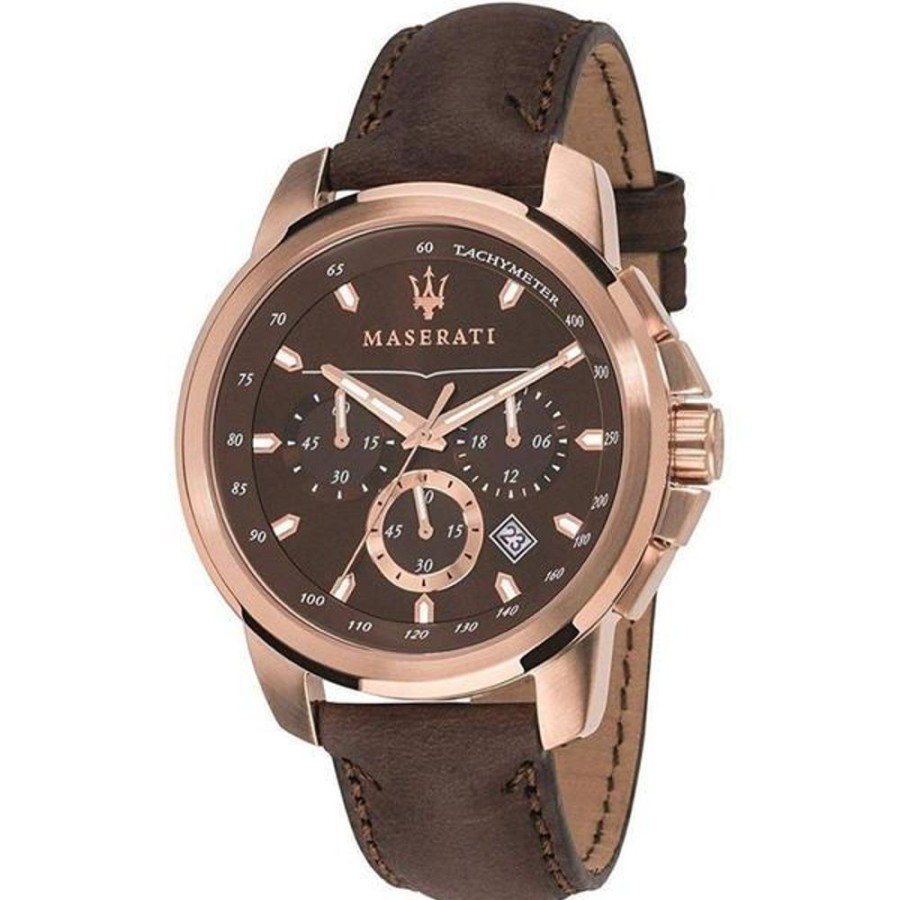 Watches Maserati | Successo 44Mm Brown Watch