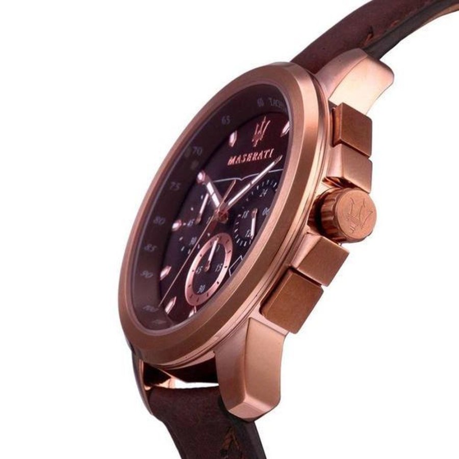 Watches Maserati | Successo 44Mm Brown Watch