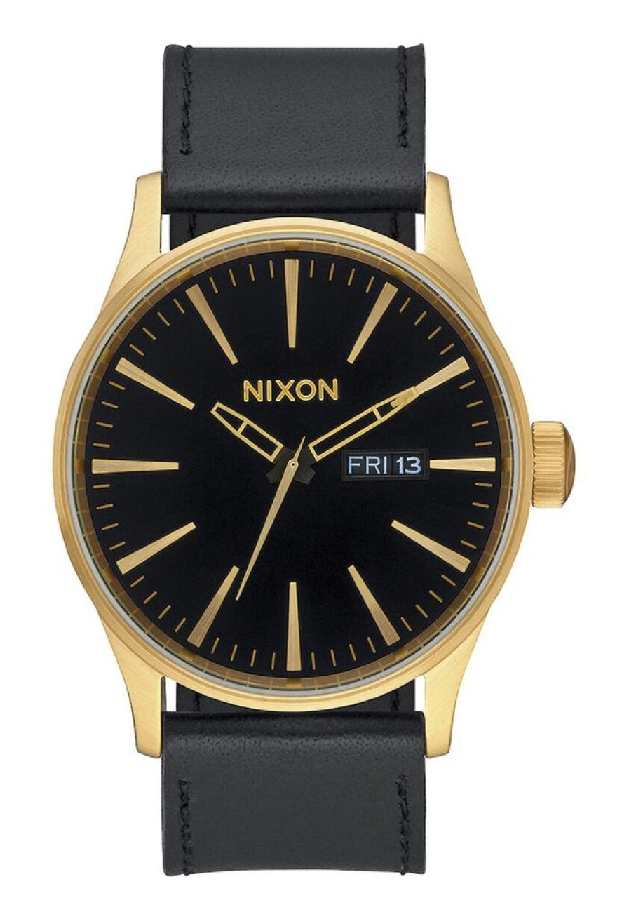 Watches Nixon | Sentry Leather Watch