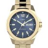 Watches Timex | Chicago 44Mm Stainless Steel Blue Dial Watch