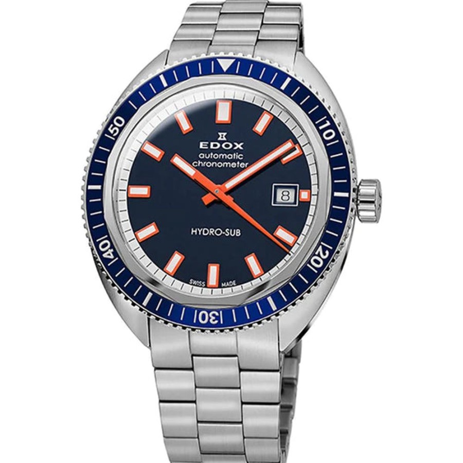 Watches Edox | Hydro-Sub Automatic Blue Dial