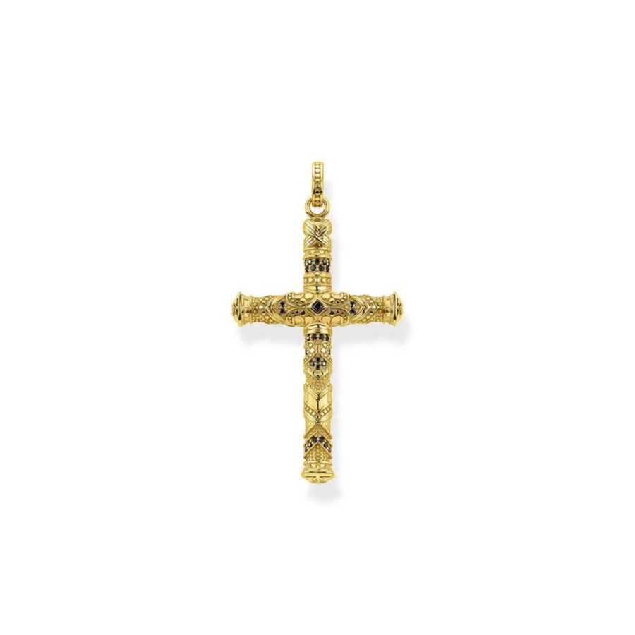 Jewellery Thomas Sabo | Pendant Cross Gold