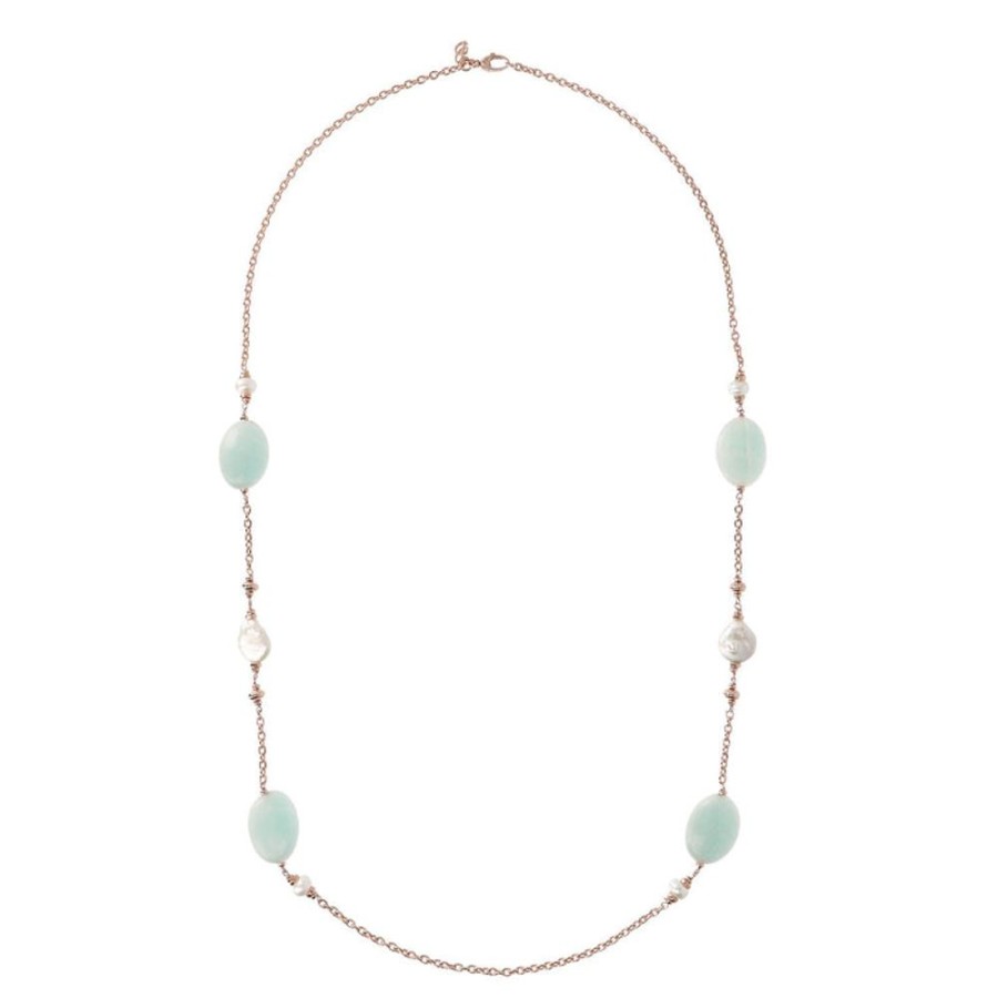 Jewellery Bronzallure | Pearls And Natural Stones Necklace