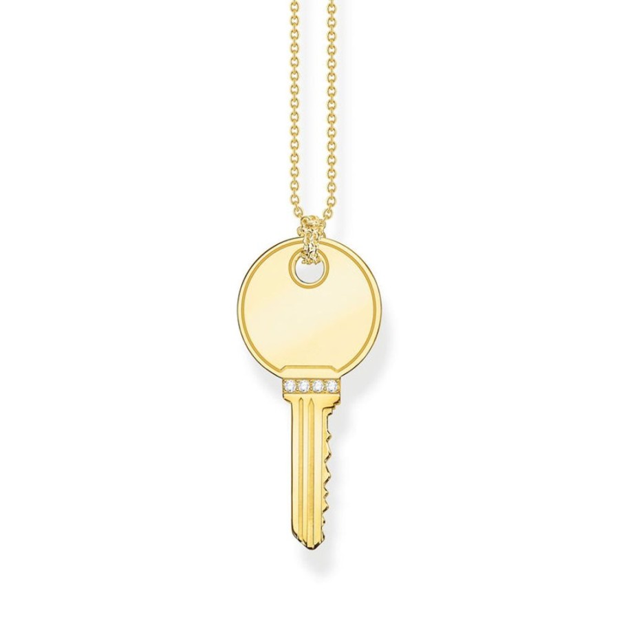 Jewellery Thomas Sabo | Necklace Key Gold