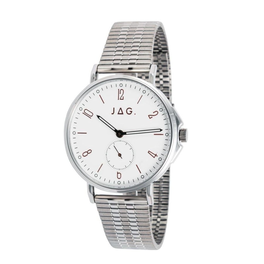 Watches Jag | Milton White Dial 42Mm Watch