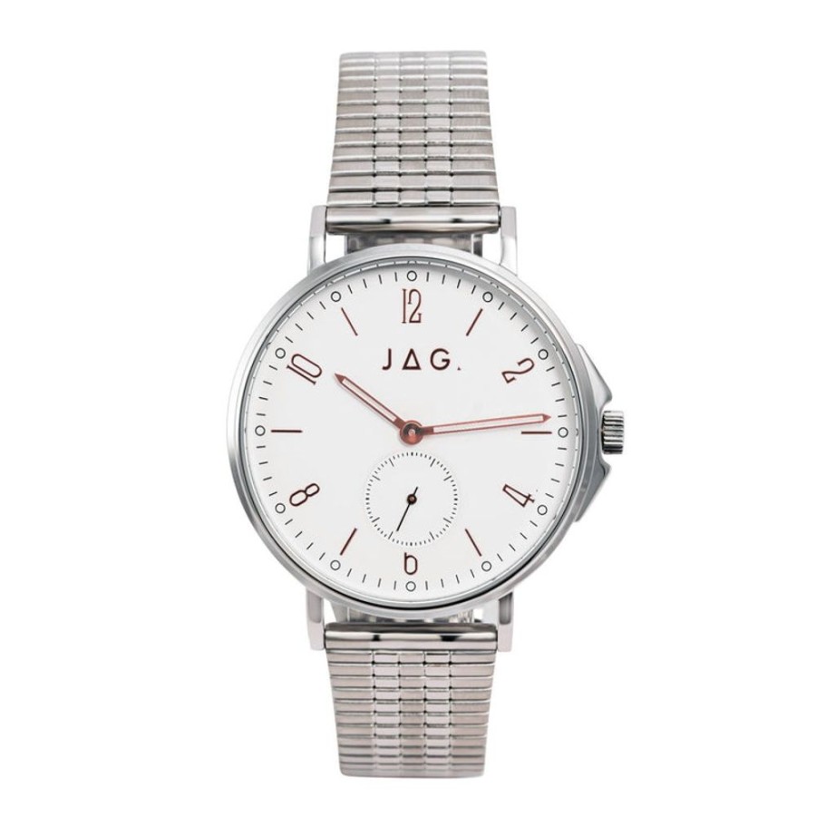 Watches Jag | Milton White Dial 42Mm Watch