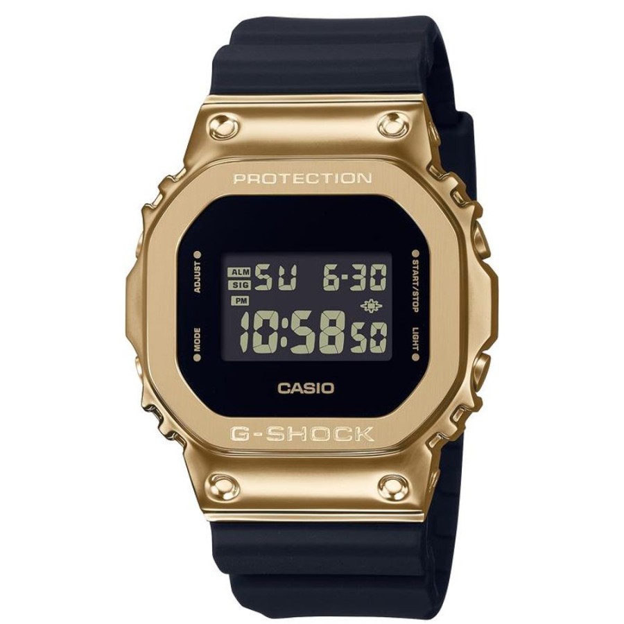 Watches G-Shock | Digital 5600 Series Black Resin Strap