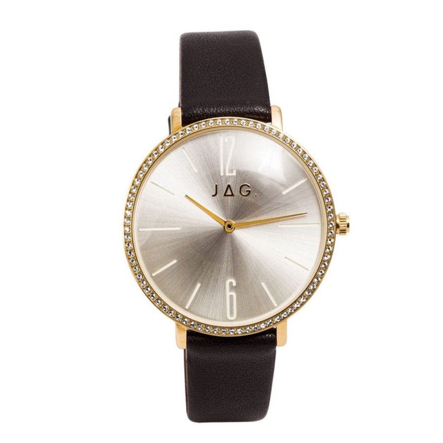 Watches Jag | Carine Champagne Dial 38Mm Watch