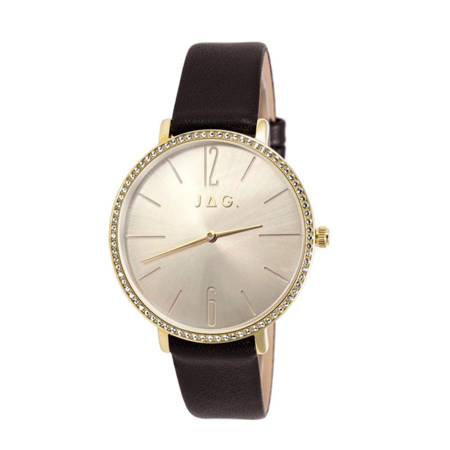 Watches Jag | Carine Champagne Dial 38Mm Watch