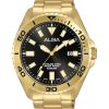 Watches Alba | Active Sports Gold Stainless Steel