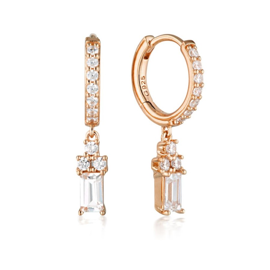 Jewellery Georgini | Georgini The Layered Edit Kolm Earrings Rose Gold