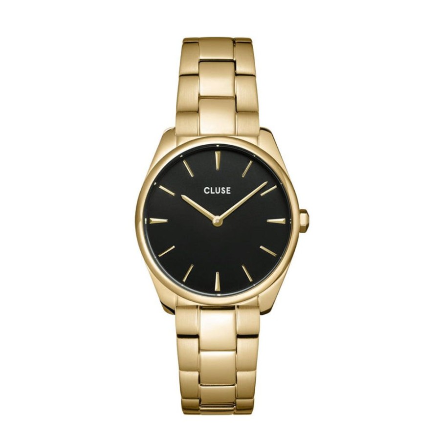 Watches Cluse | Feroce Petite Gold/Black Link