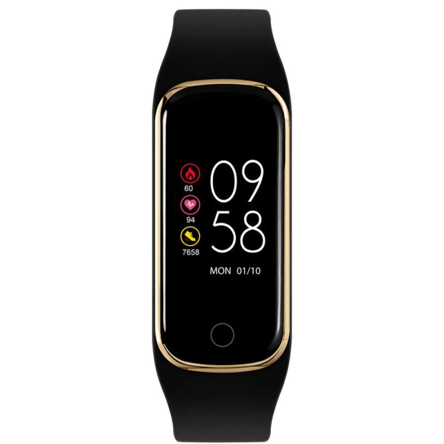 Watches Reflex Active | Series 08 Black Band Smart Watch