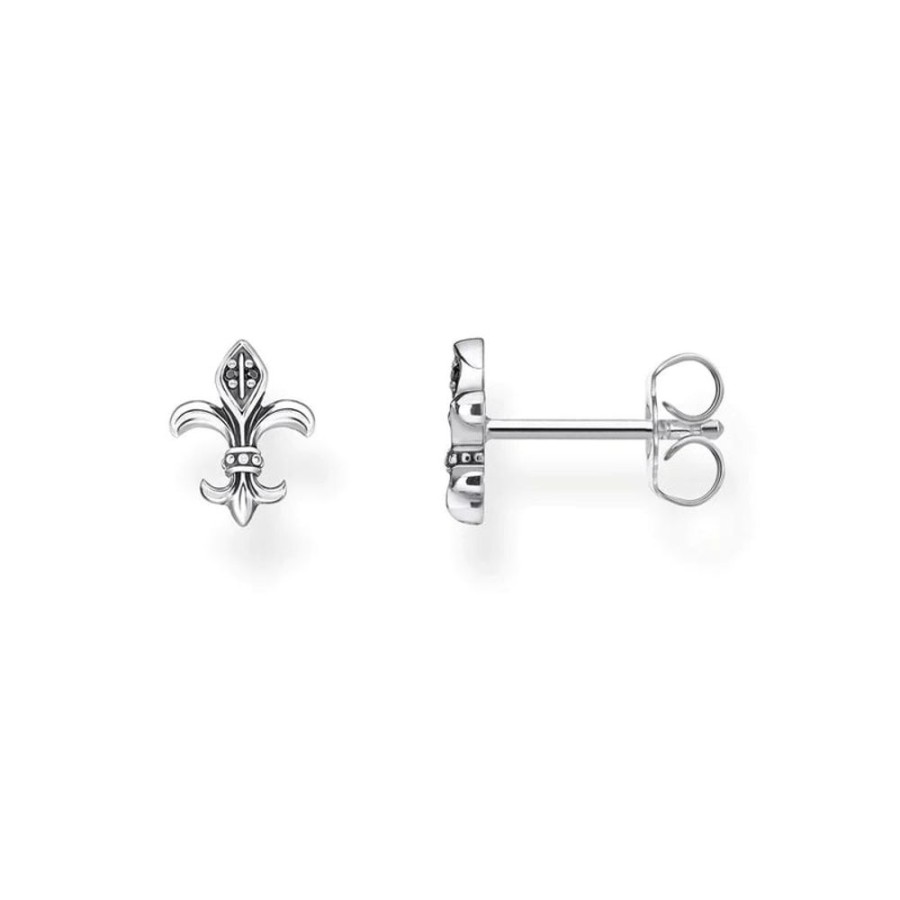 Jewellery Thomas Sabo Jewellery | Thomas Sabo Ear Studs Fleur-De-Lis