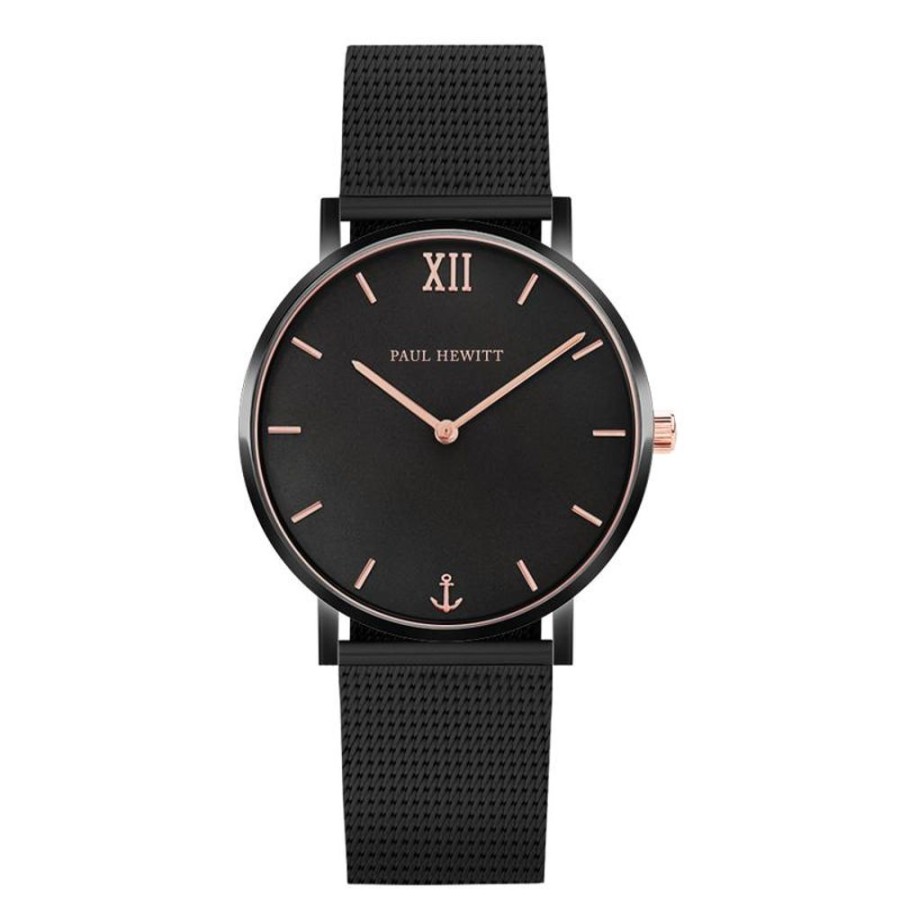 Watches Paul Hewitt | Sailor Black Sunray Watch