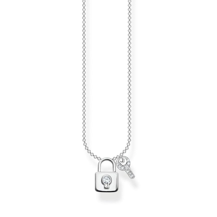 Jewellery Thomas Sabo | Necklace Lock With Key Silver