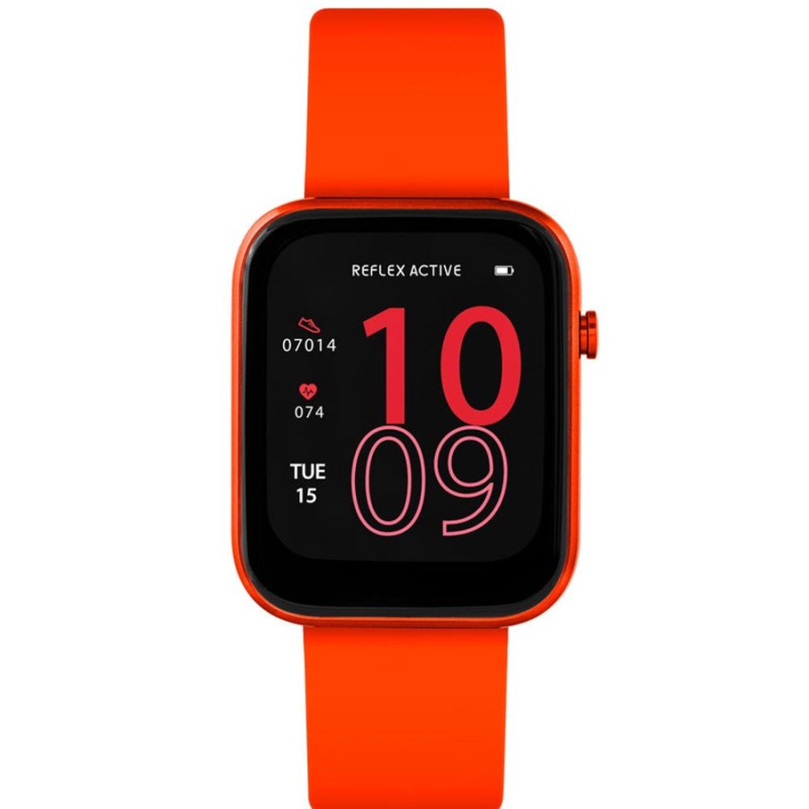 Watches Reflex Active | Series 12 Red Silicone Smartwatch