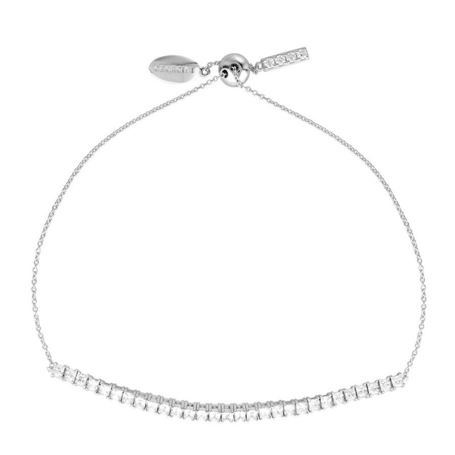 Jewellery Georgini | Georgini Iconic Bridal Vera 2Mm Bracelet Silver