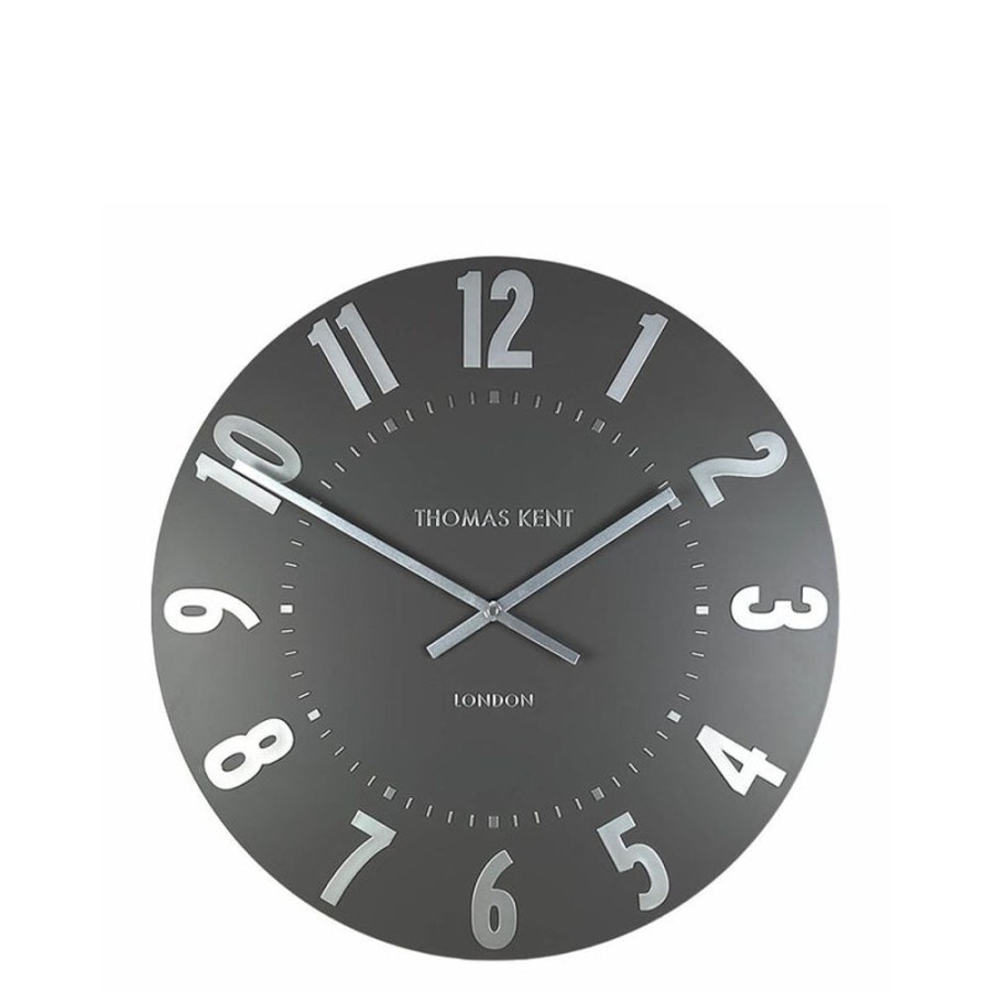 Clocks Thomas Kent | Mulberry Wall Clock Graphite/Silver 30Cm