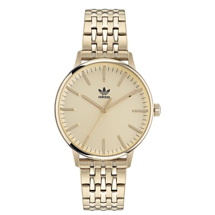 Watches Adidas | Code One 38Mm Gold Dial Watch