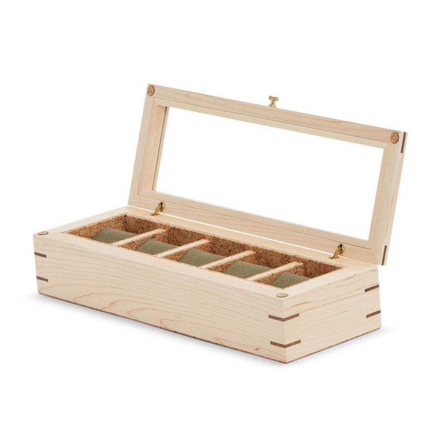 Accessories Wolf | Analog/Shift Flatiron Ii 5-Piece Watch Box