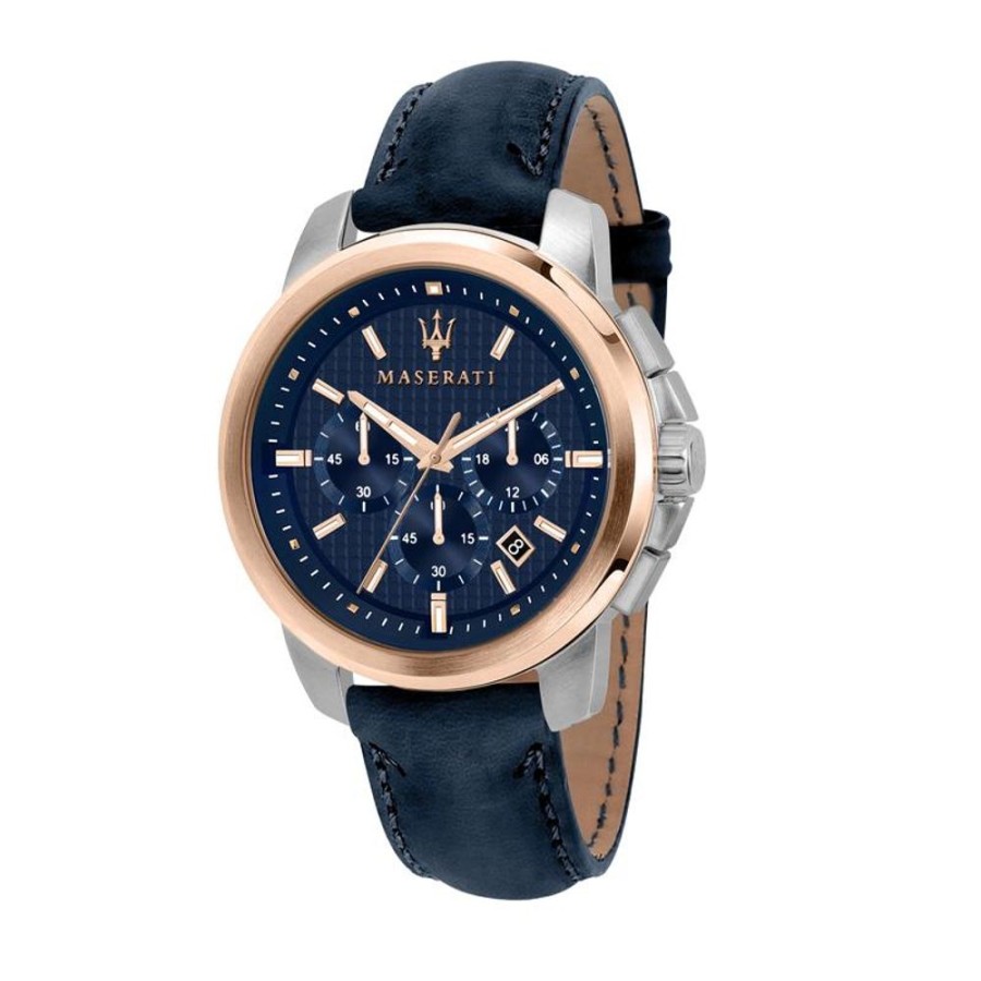 Watches Maserati | Successo Navy Blue Chronograph