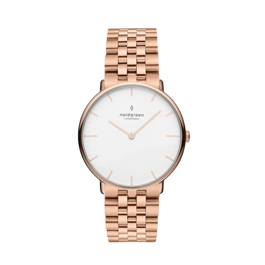 Watches Nordgreen | Women'S Native 32Mm Rose Gold Watch