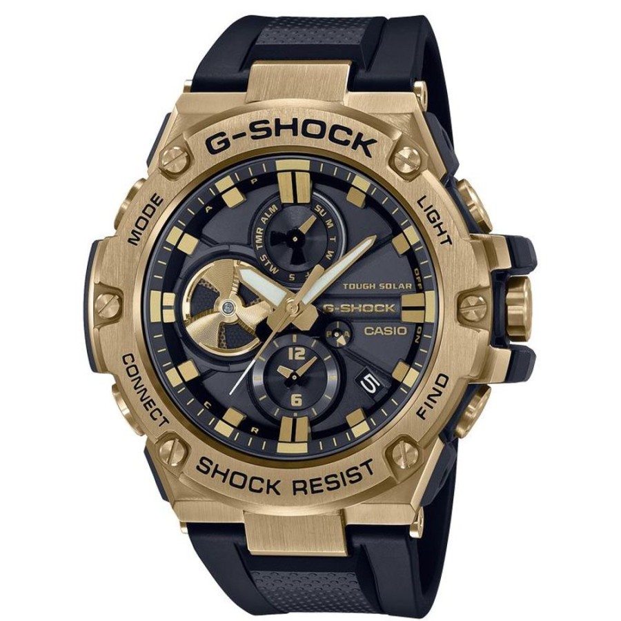 Watches G-Shock | Solar Black Resin Band Watch