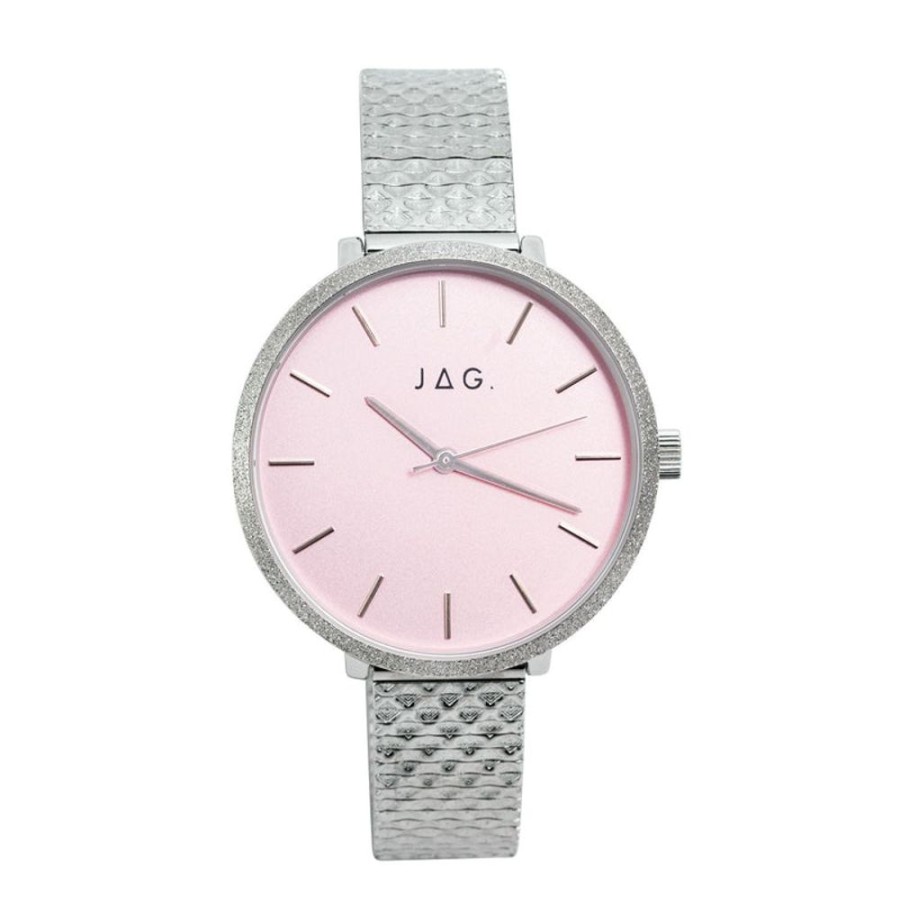 Watches Jag | Carmel Pink Dial 38Mm Watch