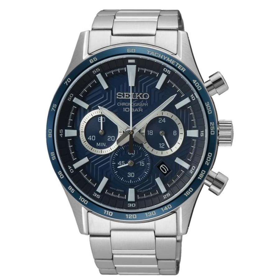 Watches Seiko | Chronograph Blue Dial