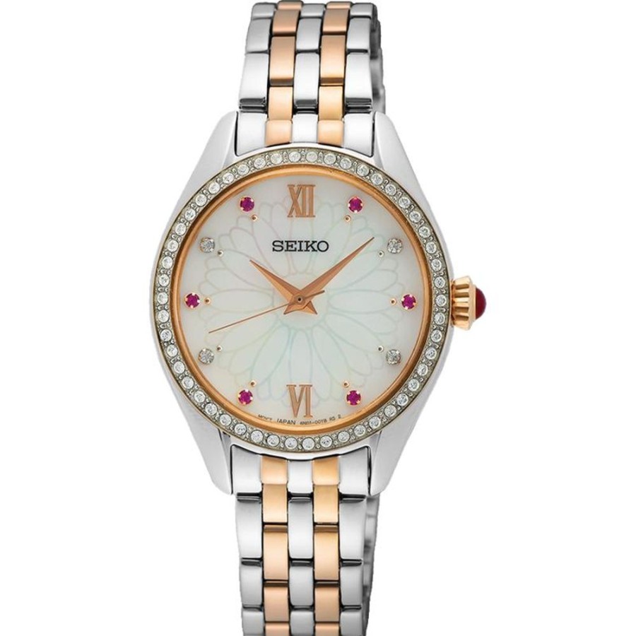 Watches Seiko | Conceptual Series Rose Gold Crystals Watch