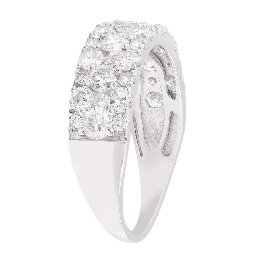 Jewellery Diamonds by WD | Ring With 2Ct Diamonds In 9K White Gold