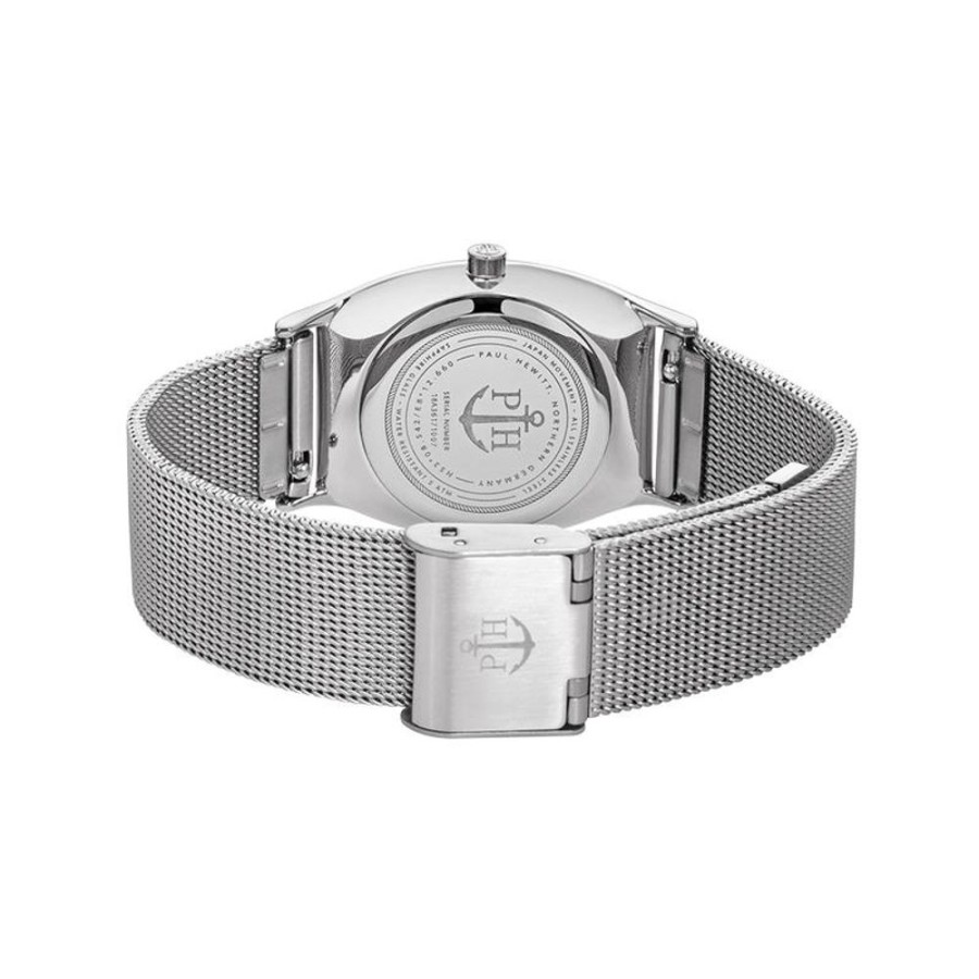 Watches Paul Hewitt | Modern Edge Black Sunray Silver Watch