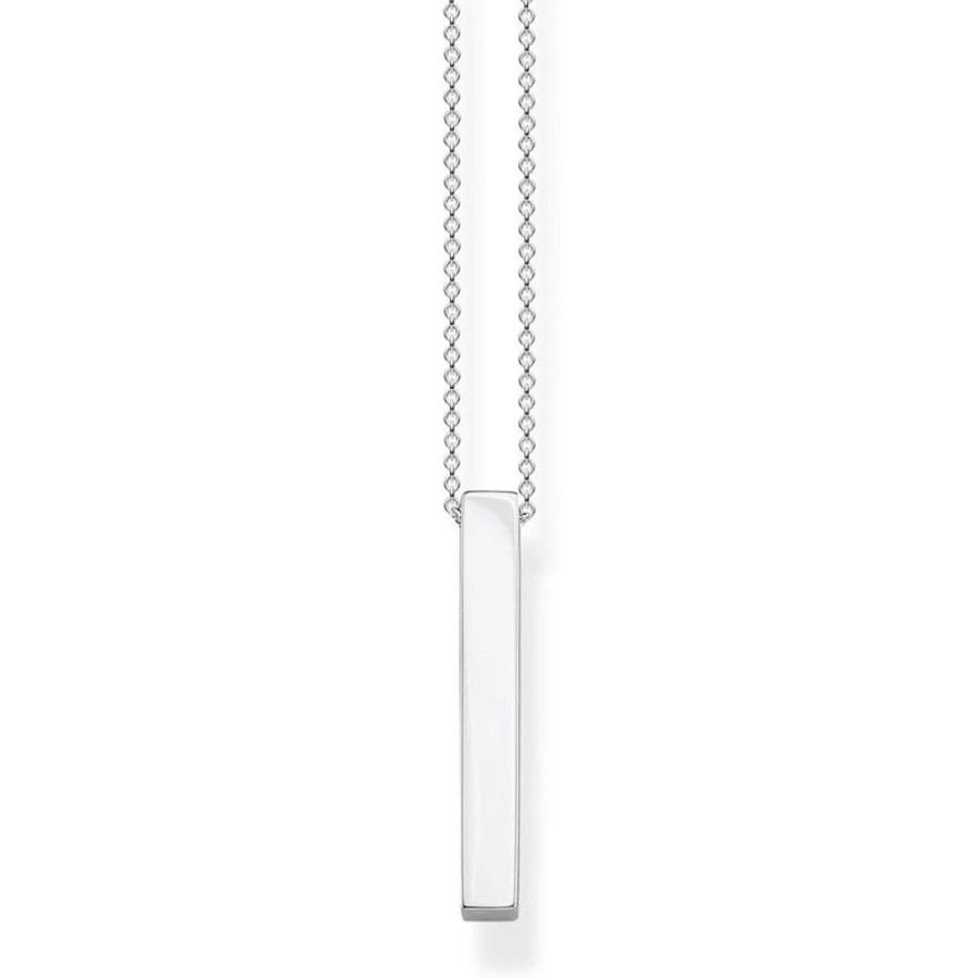 Jewellery Thomas Sabo Jewellery | Thomas Sabo Engravable Bar Necklace