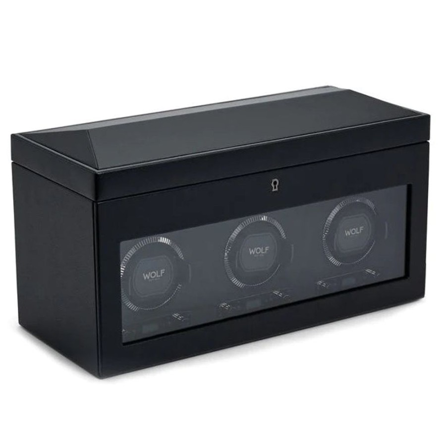 Accessories Wolf | British Racing Triple Watch Winder With Storage