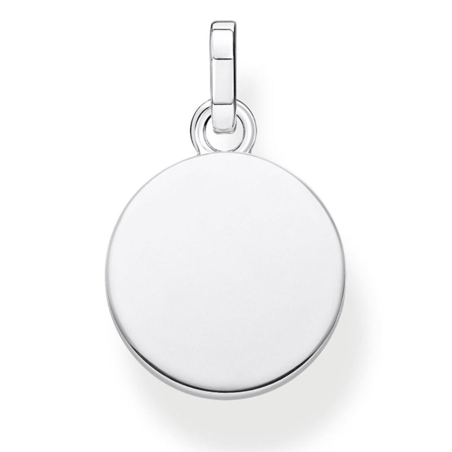 Jewellery Thomas Sabo | Pendant Disc Paw Cat Silver