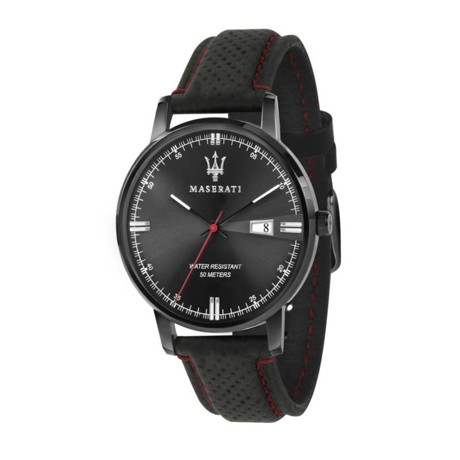 Watches Maserati | Eleganza 42Mm Black Watch