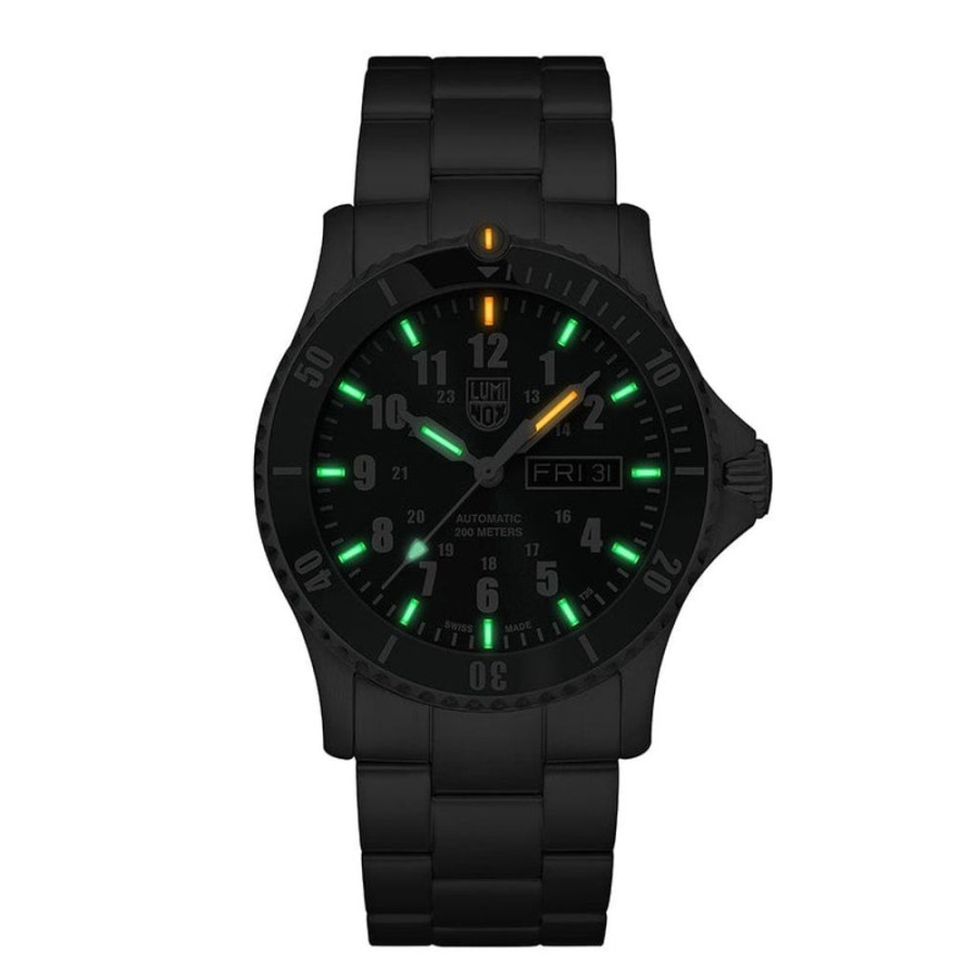 Watches Luminox | Automatic Sport Timer Green Dive 42 Mm Watch