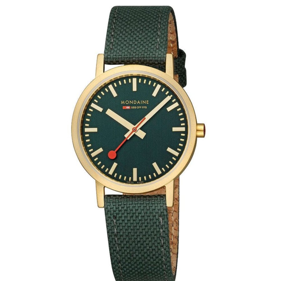 Watches Mondaine | Classic Forest Green Watch