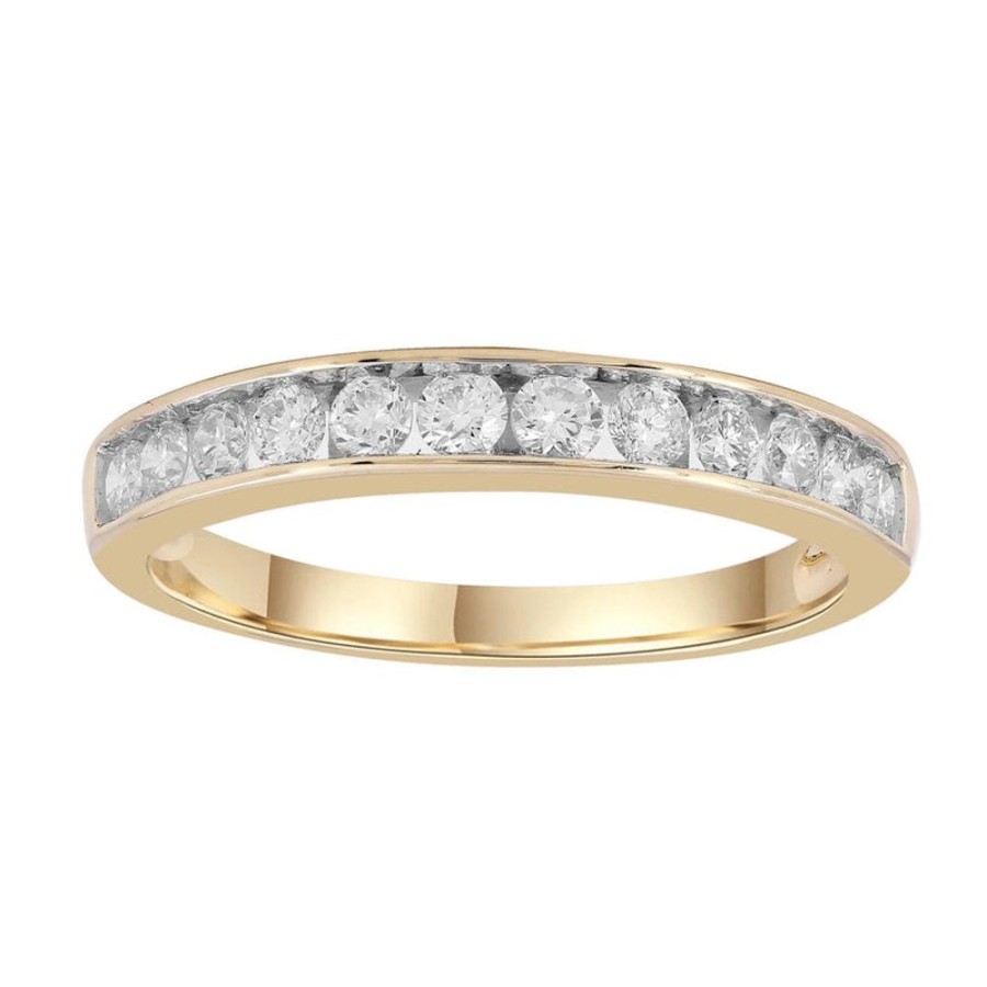 Jewellery Diamonds by WD | Band Ring With 0.5Ct Diamond In 9K Gold