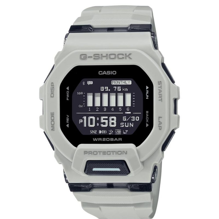 Watches G-Shock | Gbd-200 Series White Resin Strap