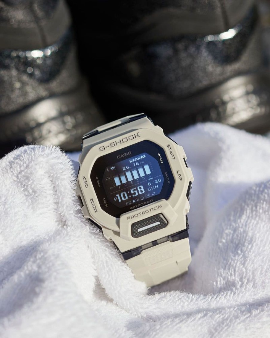 Watches G-Shock | Gbd-200 Series White Resin Strap