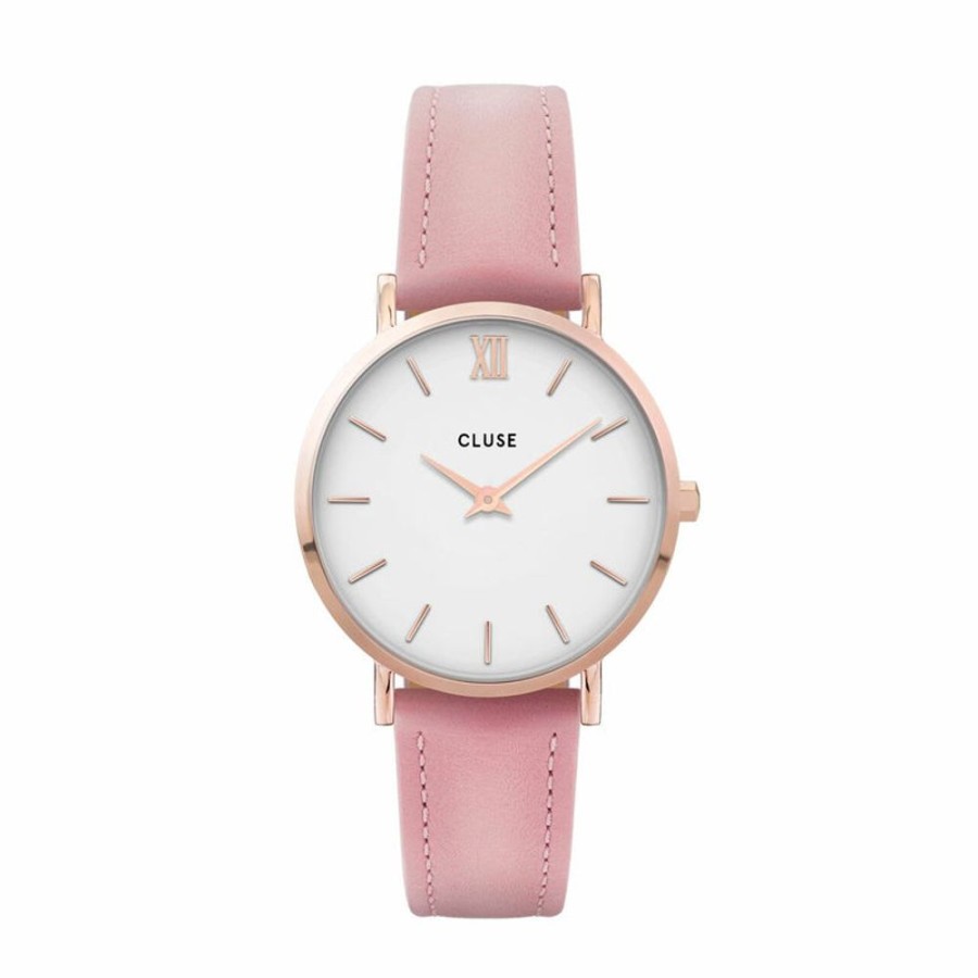 Watches Cluse | Cluse Minuit Rose Gold Watch