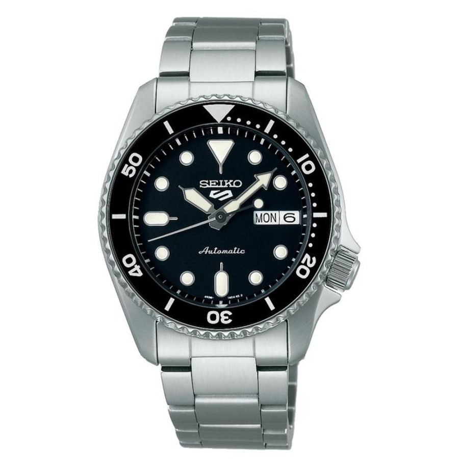 Watches Seiko | Skx Sports Style 38Mm Black Dial Srpk29