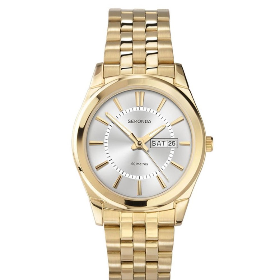 Watches Sekonda | Classic Gold Plated Bracelet Watch