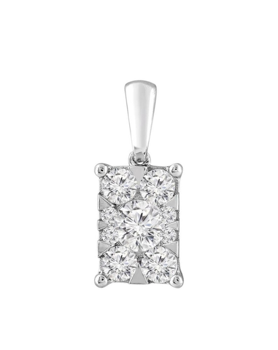 Jewellery Diamonds by WD | 0.50Ct Diamond Necklet In 9Ct White Gold