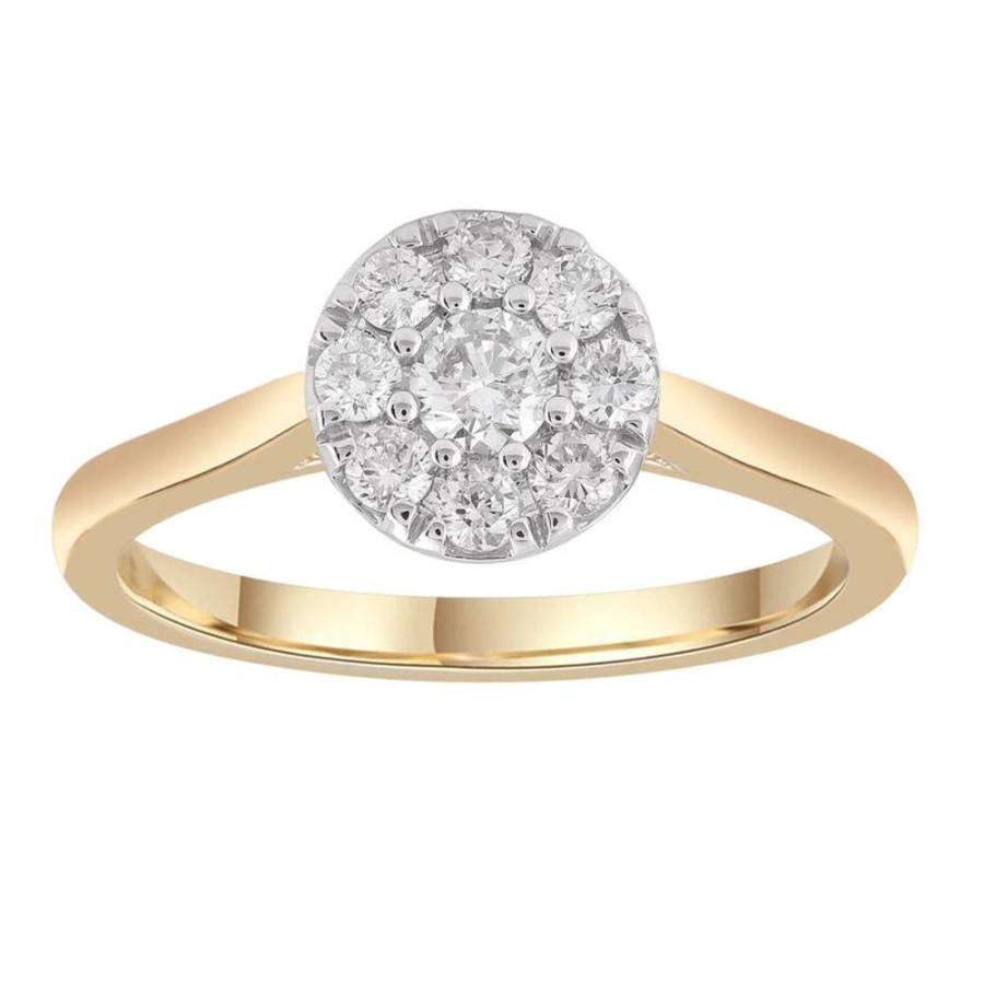 Jewellery Diamonds by WD | Ring With 0.5Ct Diamonds In 9K Yellow Gold