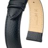 Accessories HIRSCH | Hirsch Kansas L Durable Black Leather Band